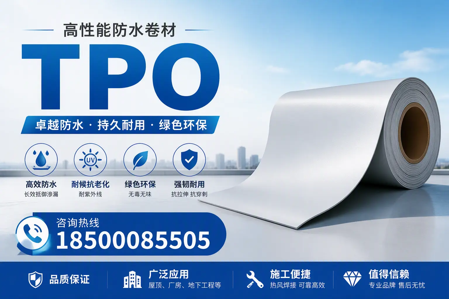 TPO材料的环保特性及其在自贡的应用
